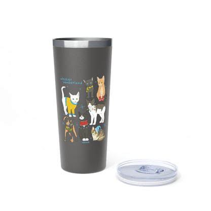 Whisker Wonderland | Insulated Tumbler, 22oz - Detezi Designs - 19528637186766115322