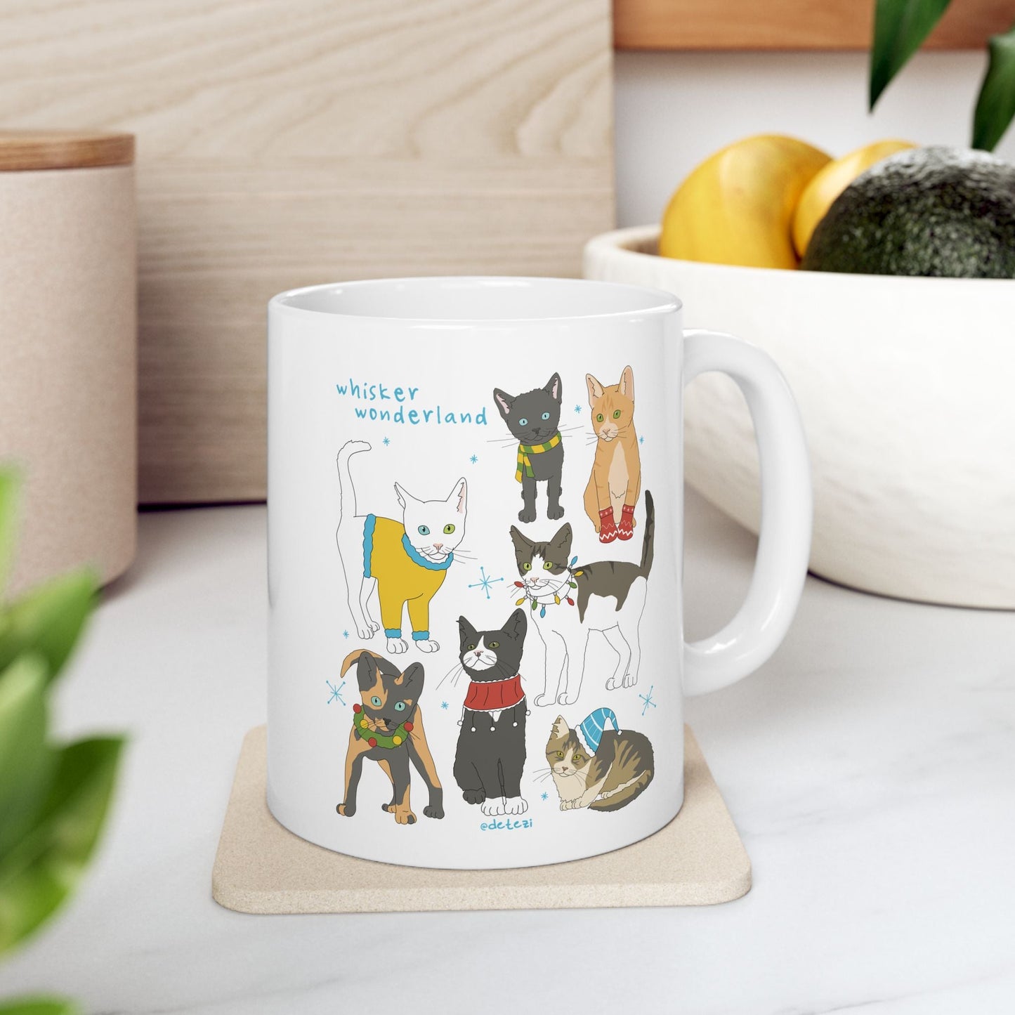 Whisker Wonderland | Mug - Detezi Designs - 10590345798733097983