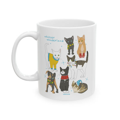 Whisker Wonderland | Mug - Detezi Designs - 10590345798733097983