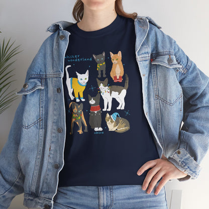 Whisker Wonderland | T-shirt - Detezi Designs - 13926028393724307648