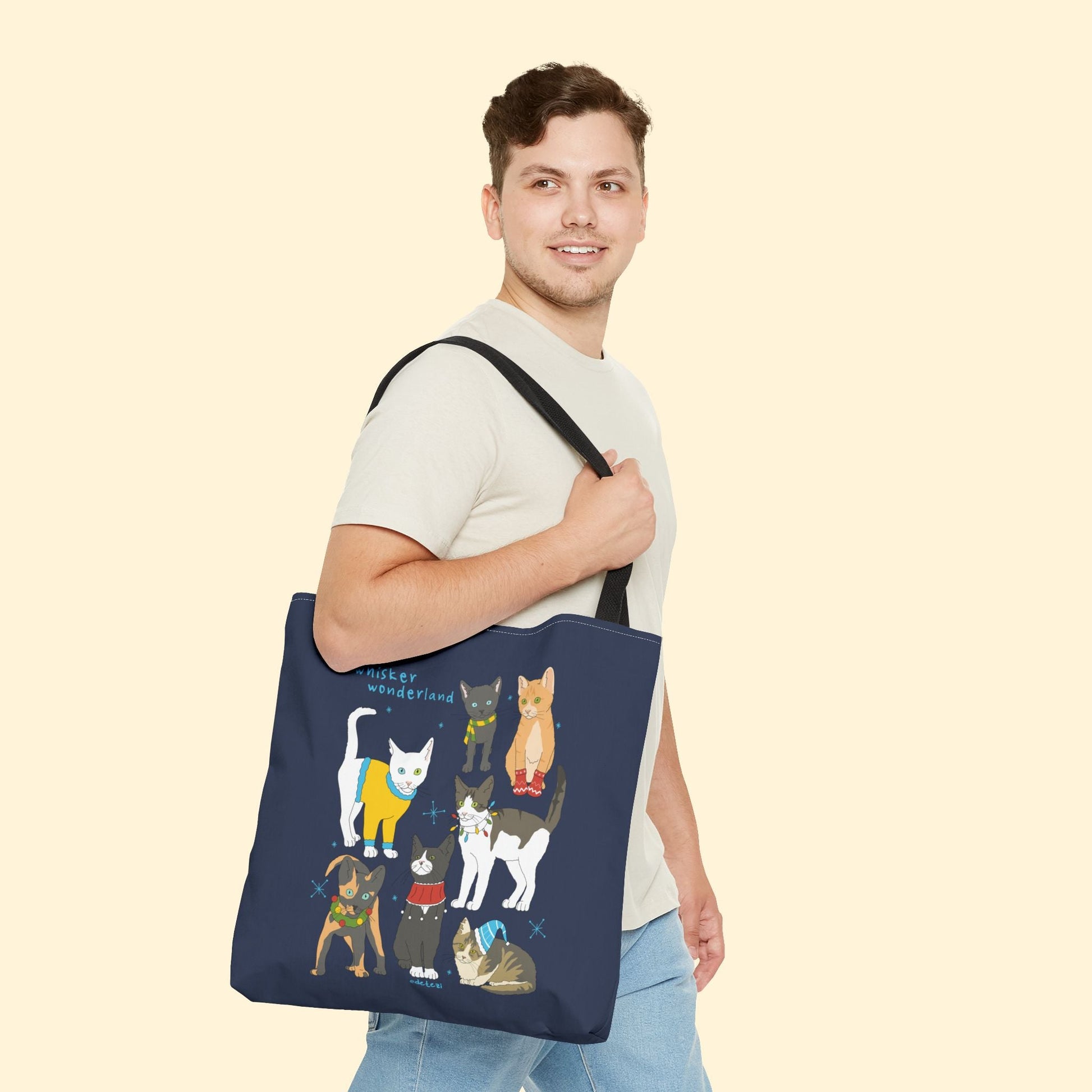 Whisker Wonderland | Tote Bag - Detezi Designs - 61417077916663639433