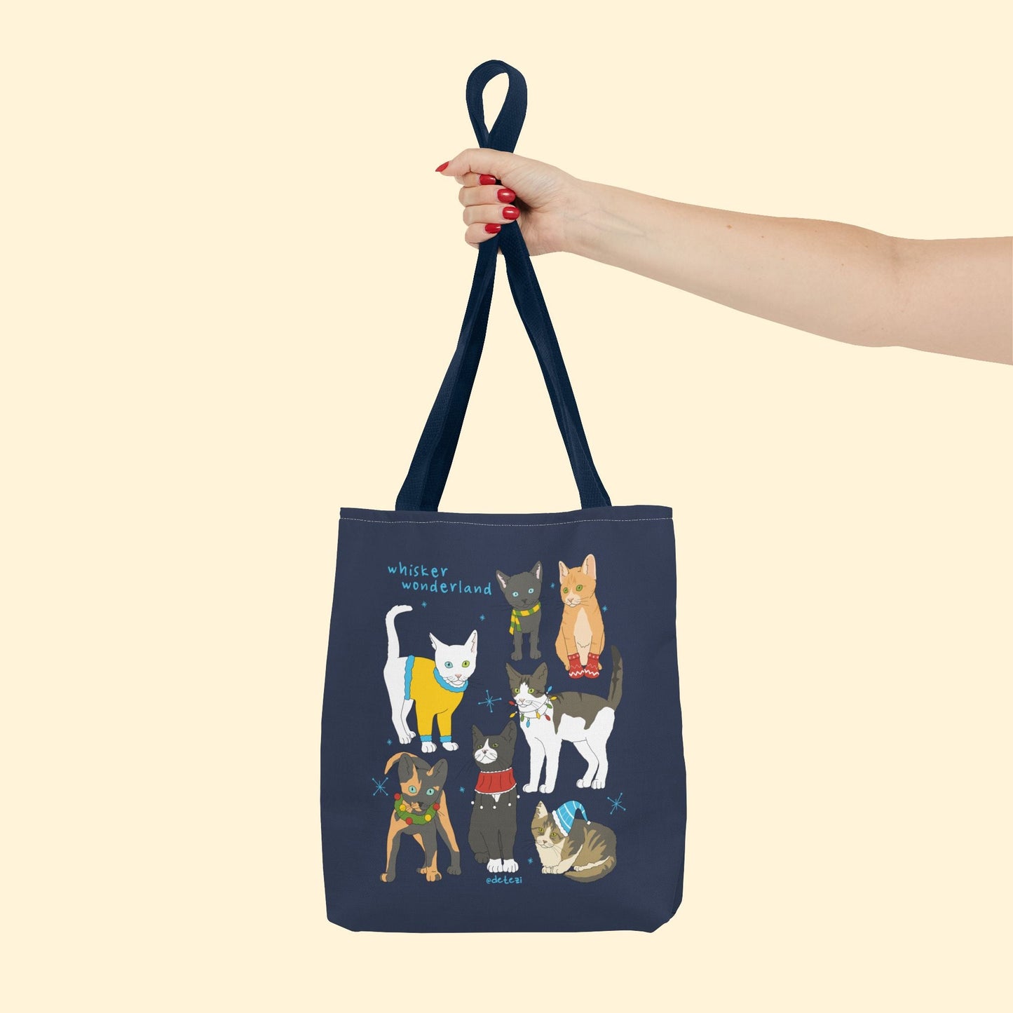 Whisker Wonderland | Tote Bag - Detezi Designs - 61417077916663639433