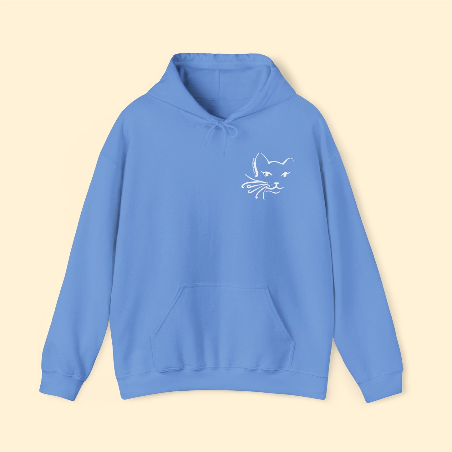 Whiskers | FUNDRAISER for Feral At Heart | Hooded Sweatshirt - Detezi Designs-25061851642399867408