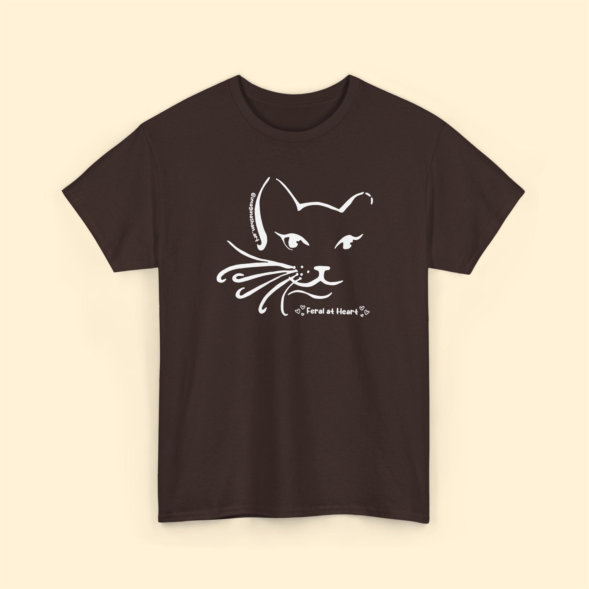 Whiskers | FUNDRAISER for Feral At Heart | T-shirt - Detezi Designs - 19771549543937222865