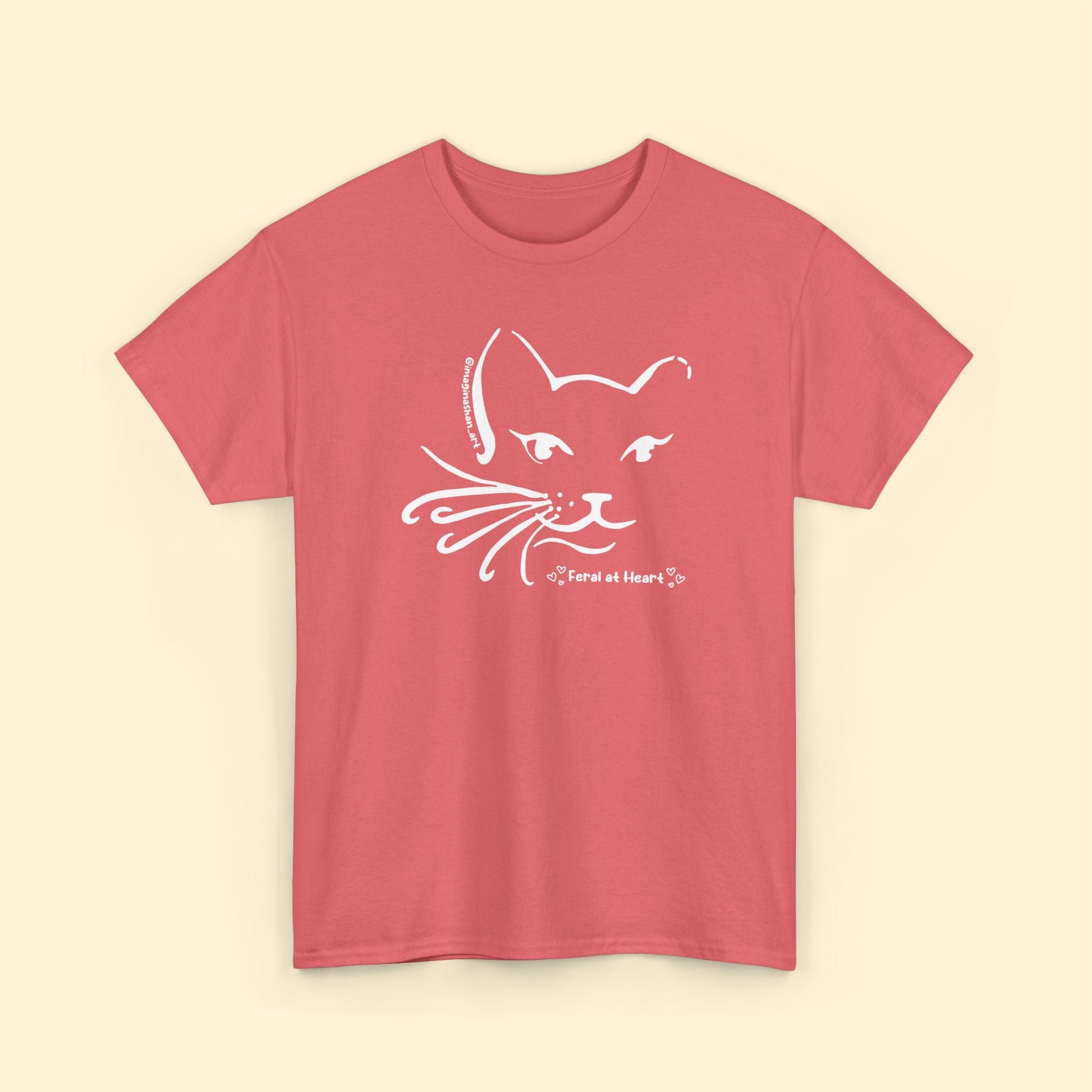Whiskers | FUNDRAISER for Feral At Heart | T-shirt - Detezi Designs - 21753093296765234054
