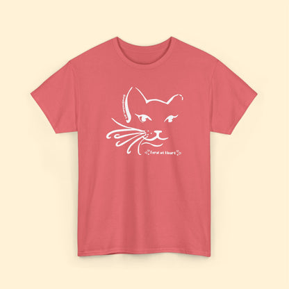 Whiskers | FUNDRAISER for Feral At Heart | T-shirt - Detezi Designs - 21753093296765234054