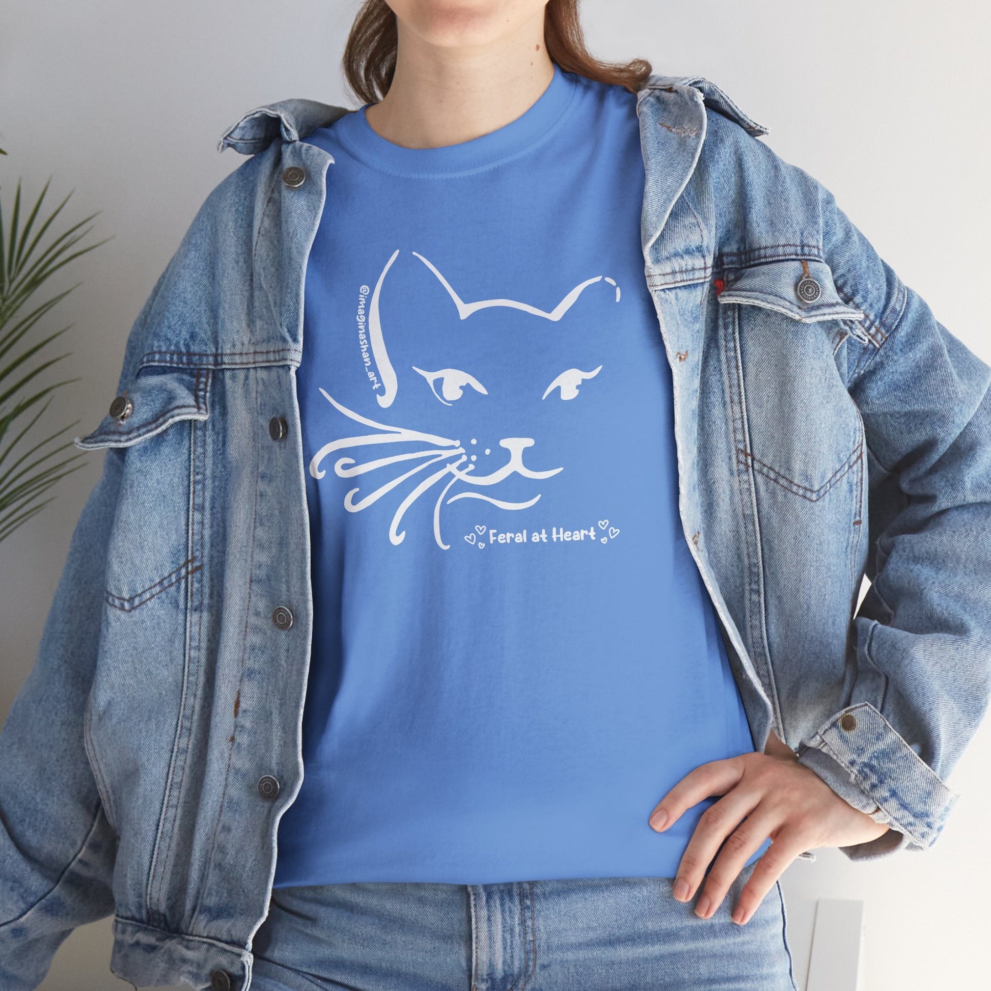 Whiskers | FUNDRAISER for Feral At Heart | T-shirt - Detezi Designs - 21753093296765234054