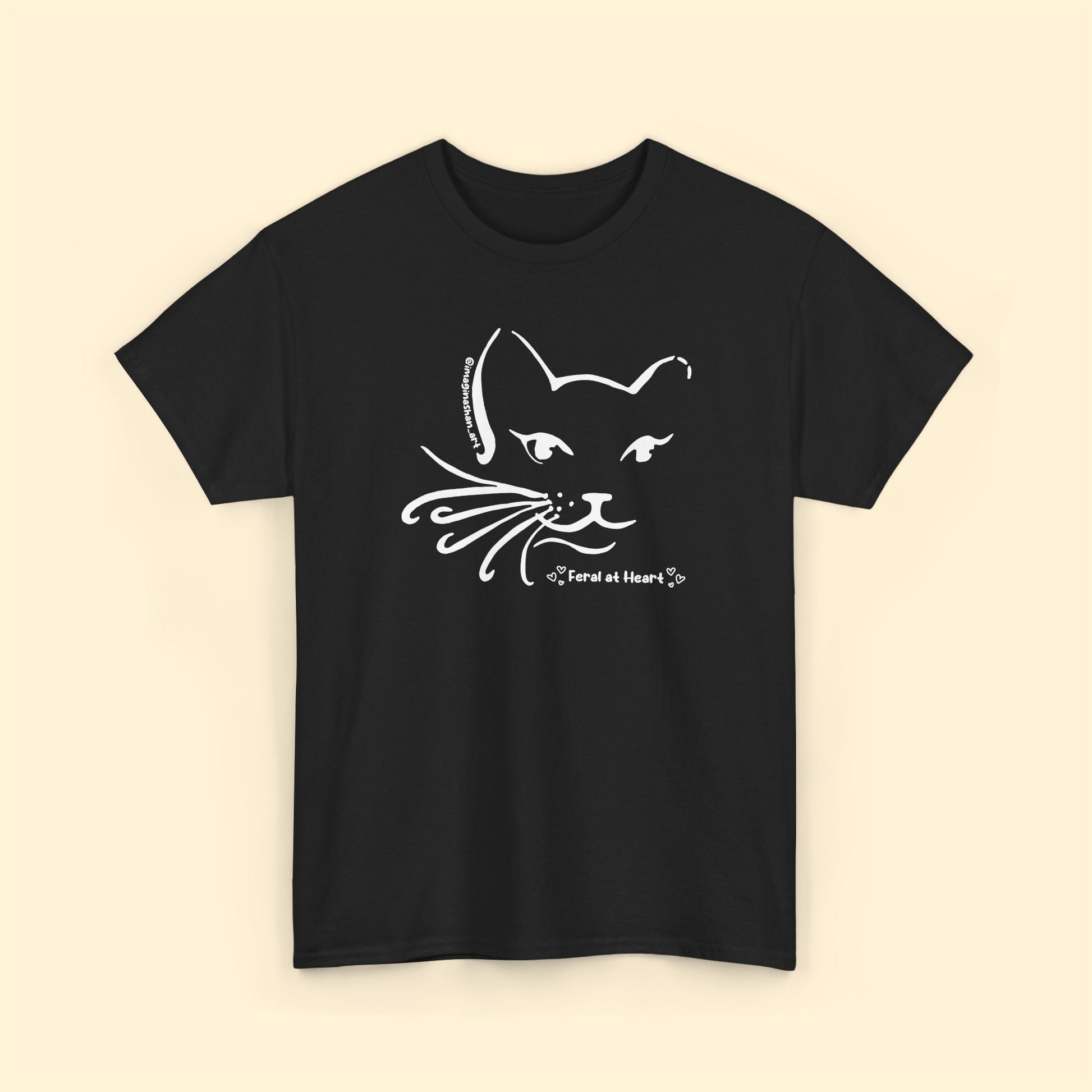 Whiskers | FUNDRAISER for Feral At Heart | T-shirt - Detezi Designs - 29250948136544024267
