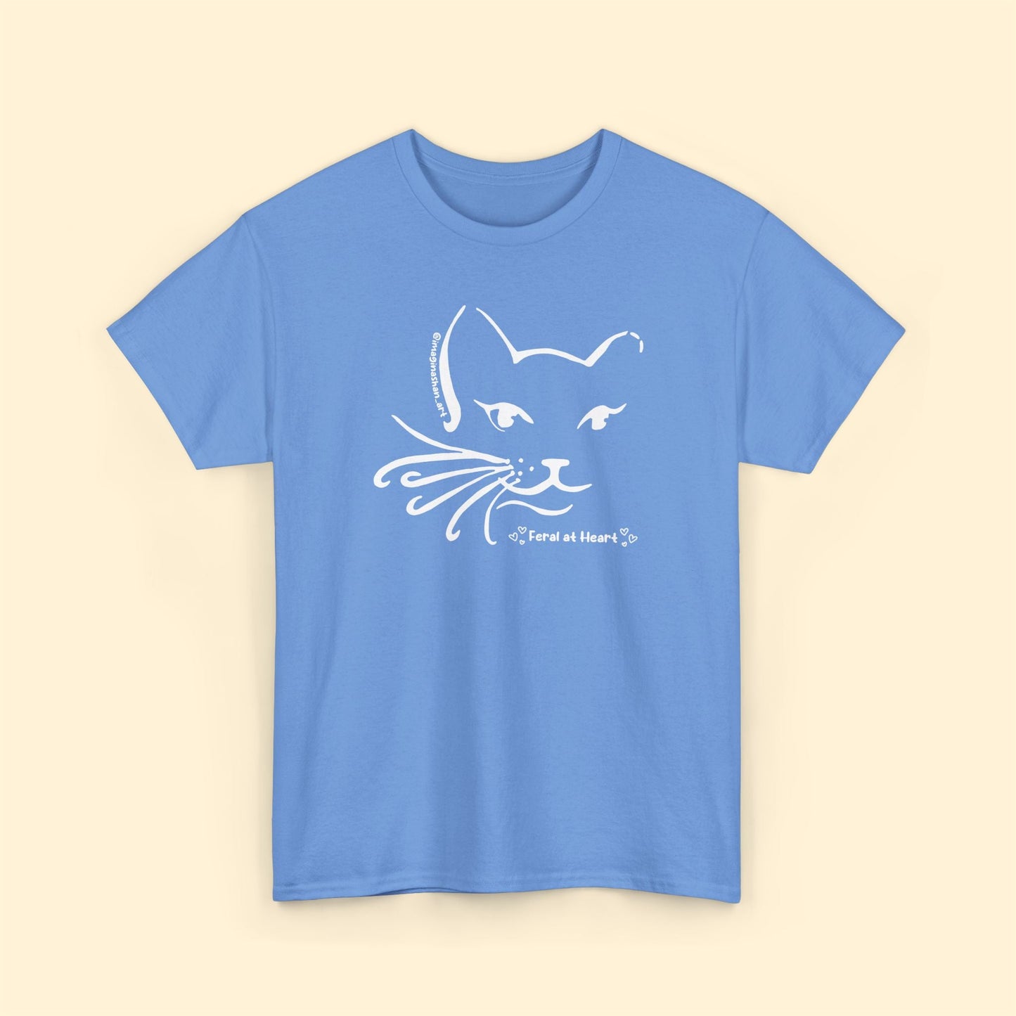 Whiskers | FUNDRAISER for Feral At Heart | T-shirt - Detezi Designs - 32028512905075529912