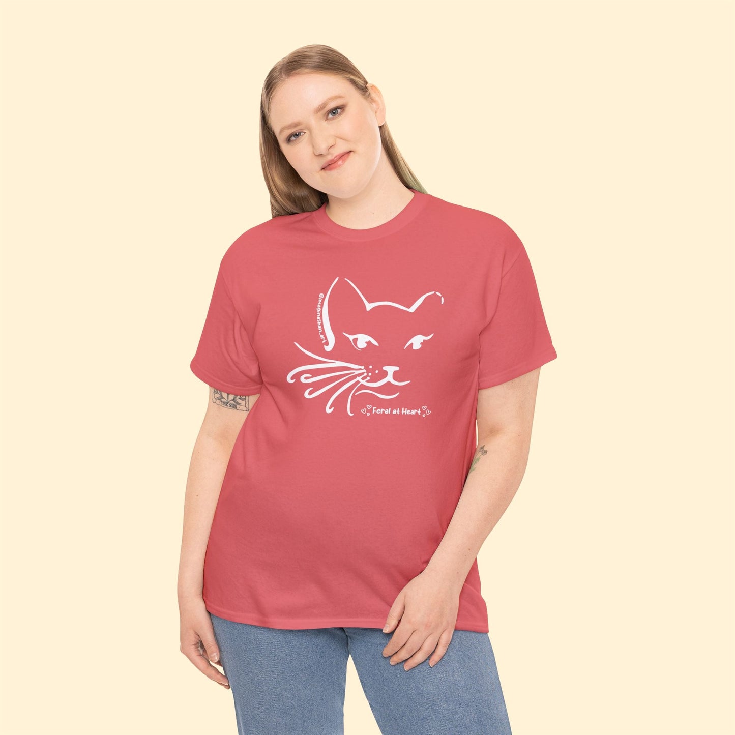 Whiskers | FUNDRAISER for Feral At Heart | T-shirt - Detezi Designs - 32028512905075529912