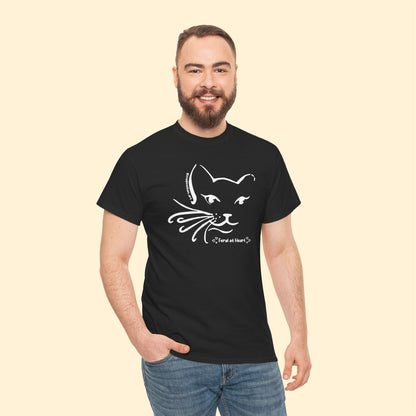 Whiskers | FUNDRAISER for Feral At Heart | T-shirt - Detezi Designs - 32028512905075529912