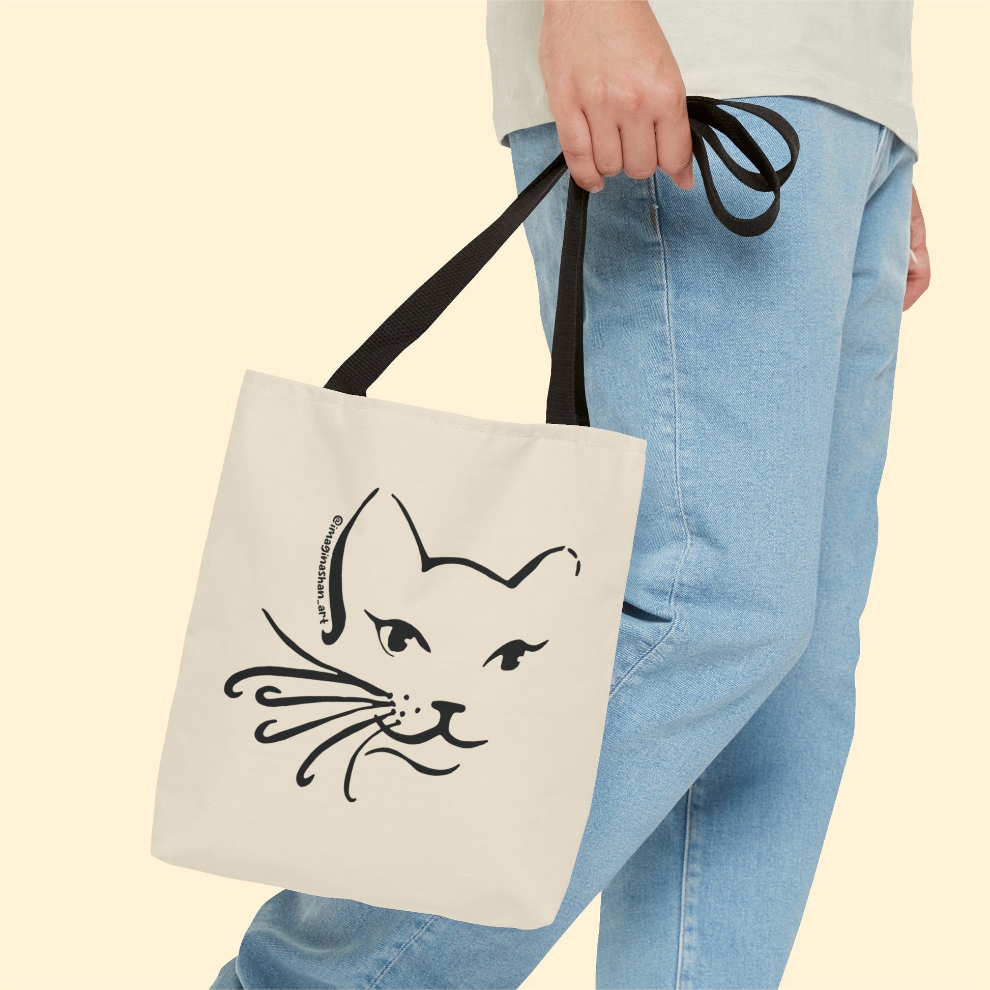 Whiskers | FUNDRAISER for Feral At Heart | Tote Bag - Detezi Designs-26755908181185308371