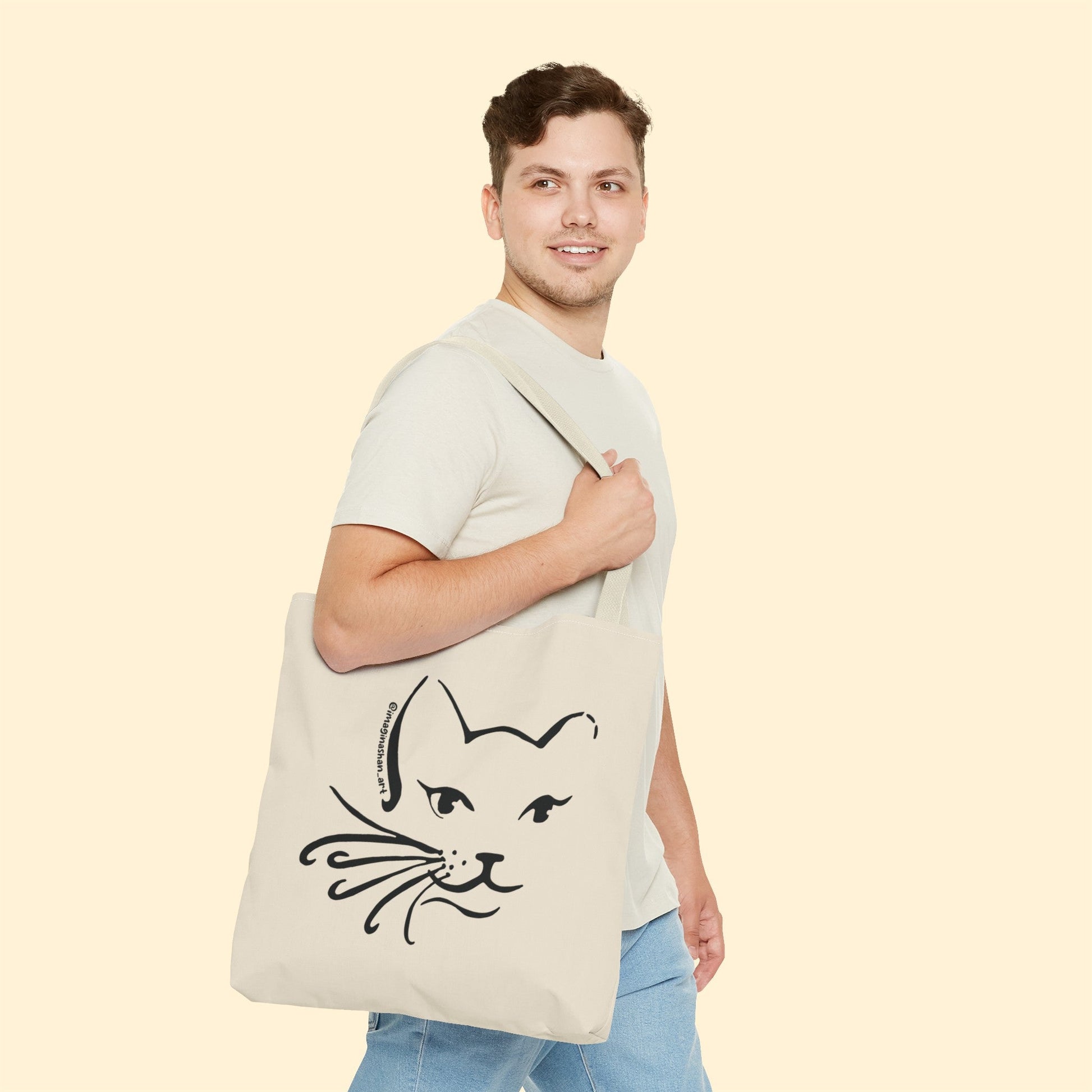 Whiskers | FUNDRAISER for Feral At Heart | Tote Bag - Detezi Designs-26755908181185308371