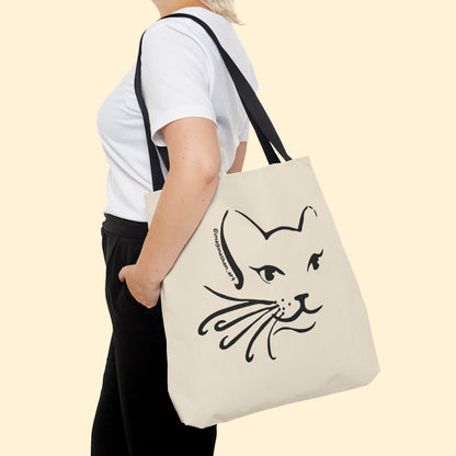 Whiskers | FUNDRAISER for Feral At Heart | Tote Bag - Detezi Designs-26755908181185308371