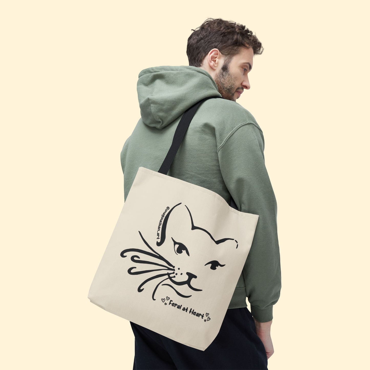 Whiskers | FUNDRAISER for Feral At Heart | Tote Bag - Detezi Designs - 29699955683761515031