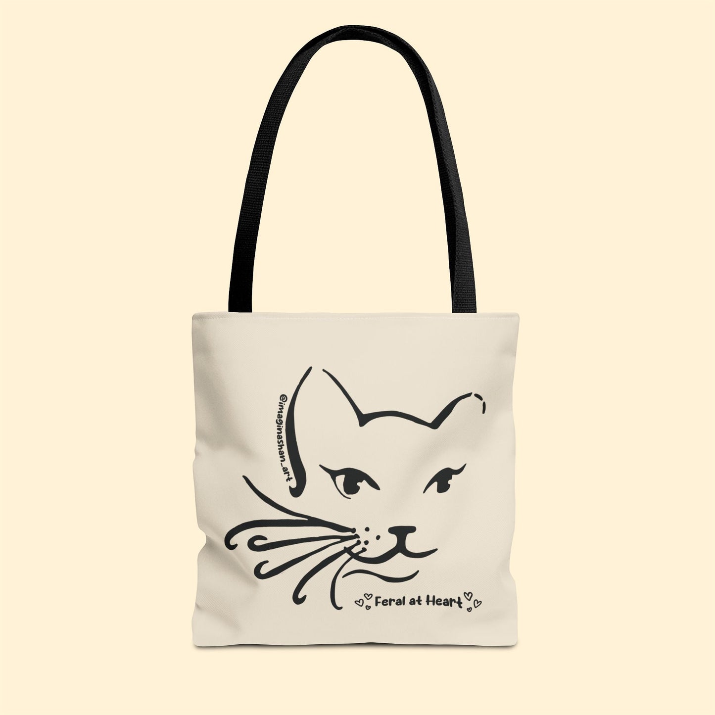 Whiskers | FUNDRAISER for Feral At Heart | Tote Bag - Detezi Designs - 33260931527842775320