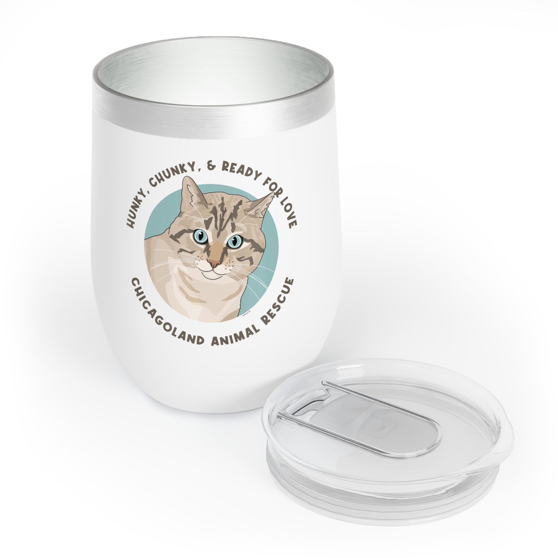 Wine Tumbler | FUNDRAISER | Chicagoland Animal Rescue - Detezi Designs - 30235402813214166460