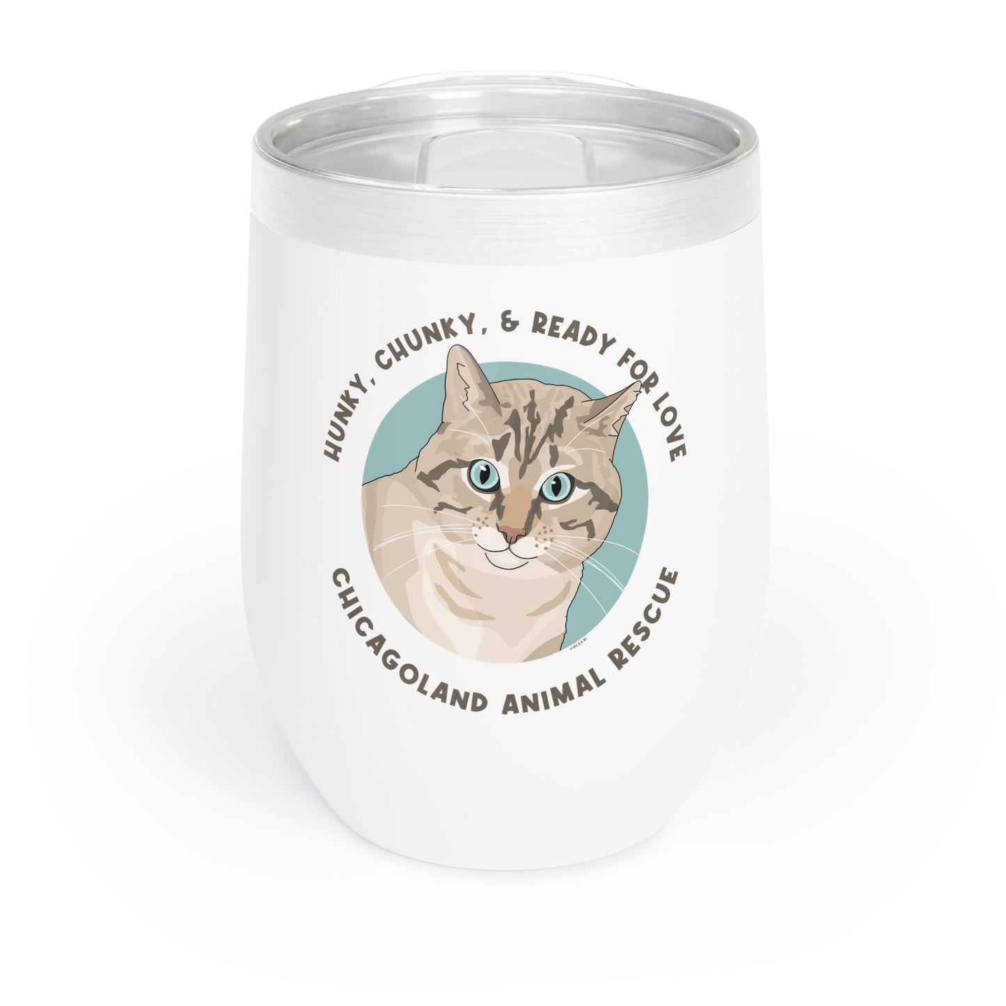 Wine Tumbler | FUNDRAISER | Chicagoland Animal Rescue - Detezi Designs - 30235402813214166460