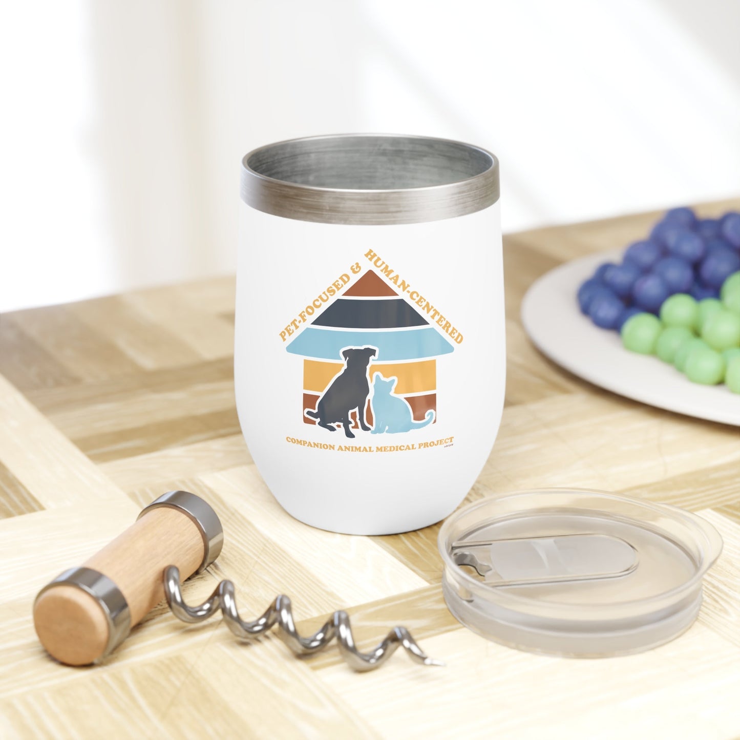 Wine Tumbler | FUNDRAISER | Companion Animal Medical Project - Detezi Designs - 13502010437808043763