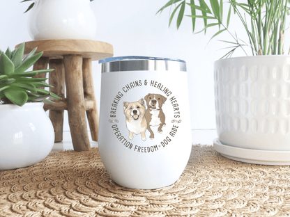 Wine Tumbler | FUNDRAISER | Dog Aide - Detezi Designs - 16092748215848770327