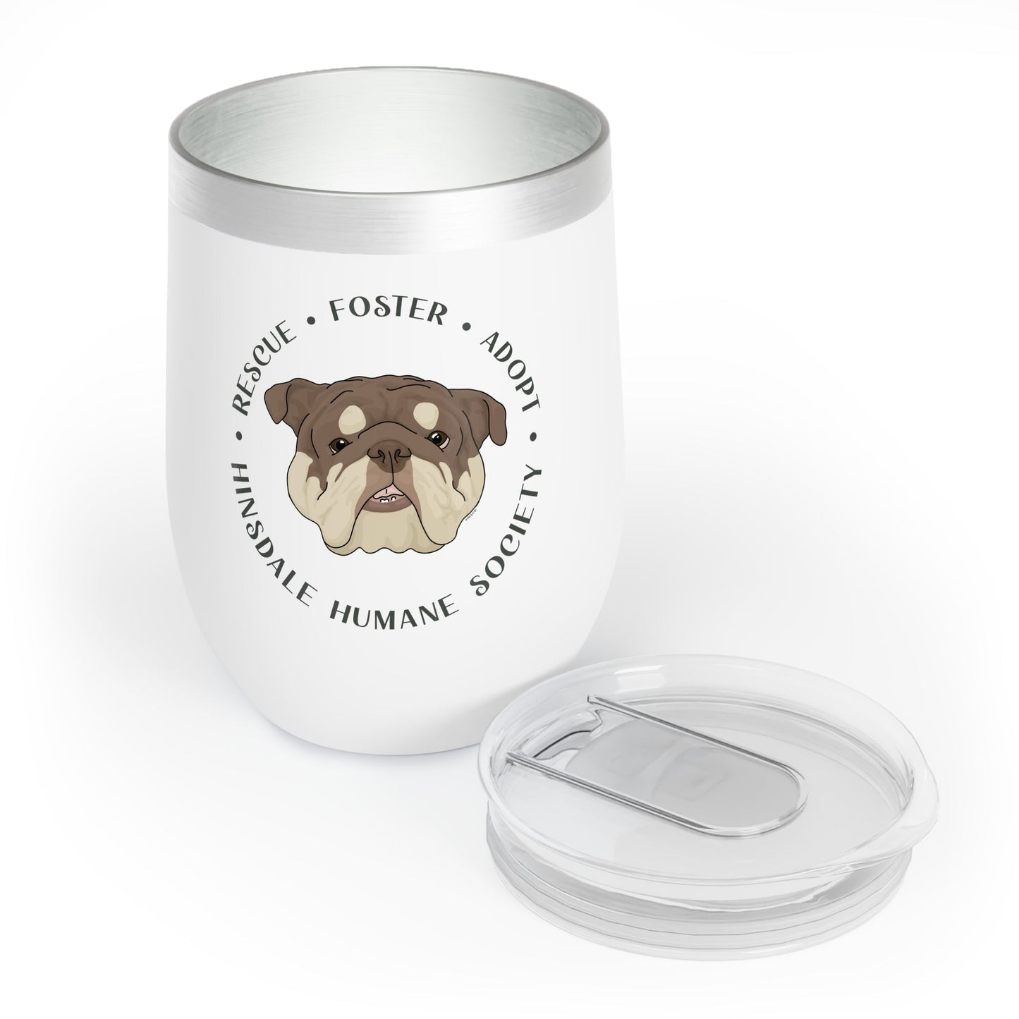Wine Tumbler | FUNDRAISER | Hinsdale Humane Society - Detezi Designs - 11639735045437004913