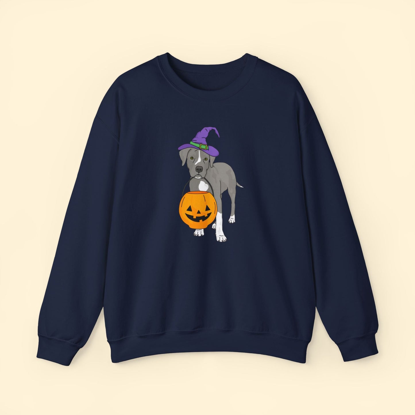 Witchy Puppy | Crewneck Sweatshirt - Detezi Designs - 21514354532550500019