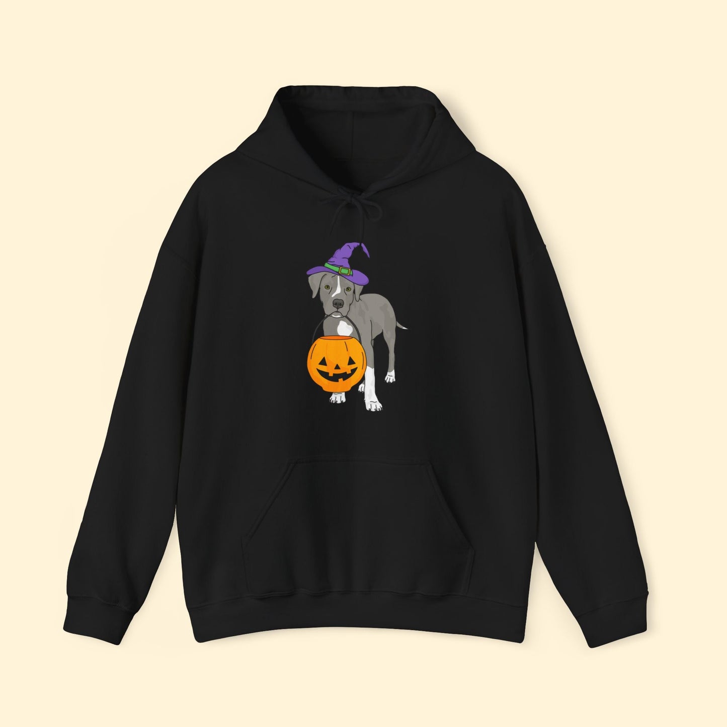 Witchy Puppy | Hooded Sweatshirt - Detezi Designs - 12298078067138677772