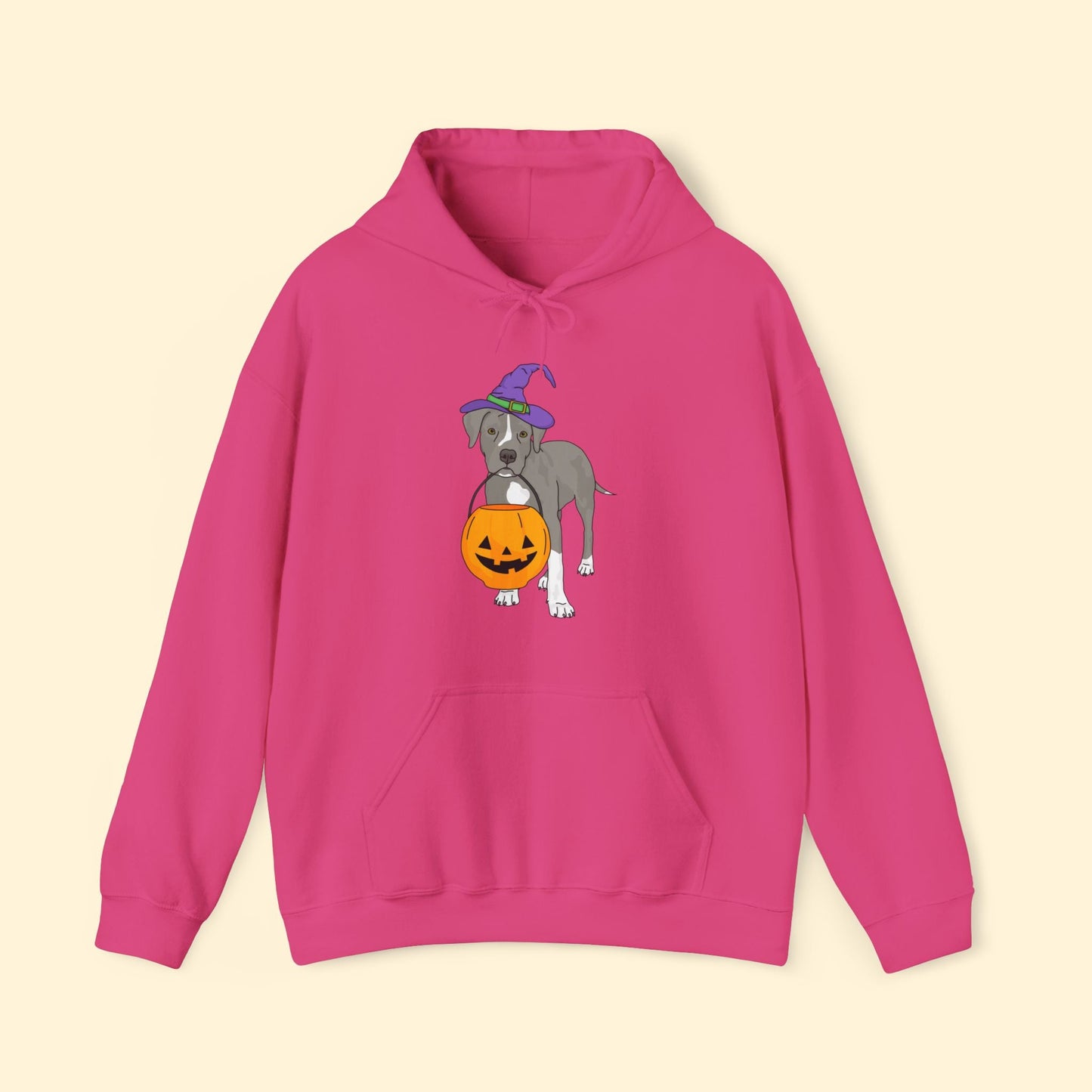 Witchy Puppy | Hooded Sweatshirt - Detezi Designs - 14327616638776294940