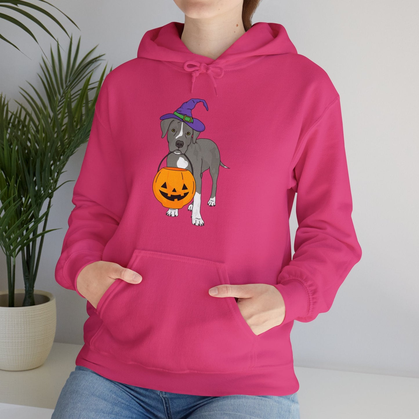 Witchy Puppy | Hooded Sweatshirt - Detezi Designs - 80469388296484226222