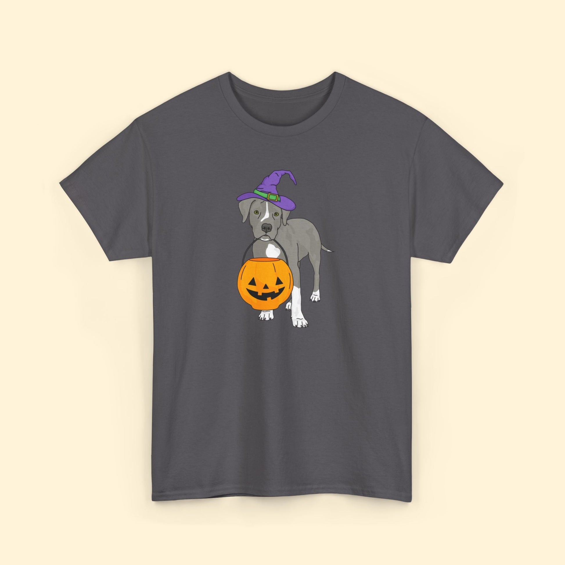 Witchy Puppy | T-shirt - Detezi Designs - 13933292414385995552