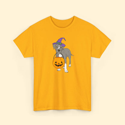 Witchy Puppy | T-shirt - Detezi Designs - 18607854383697282098