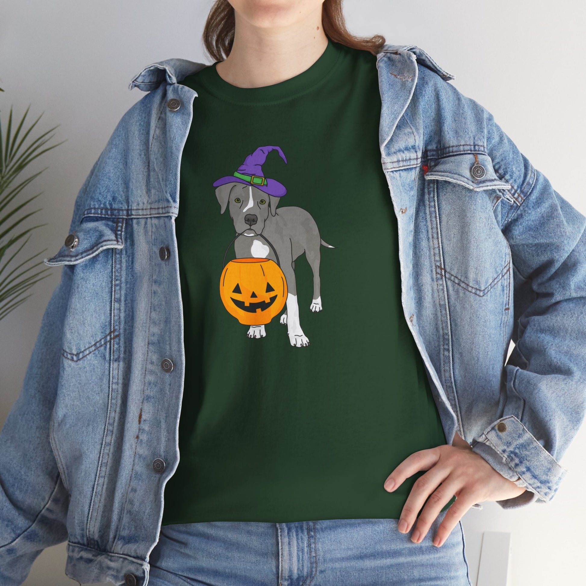 Witchy Puppy | T-shirt - Detezi Designs - 18607854383697282098