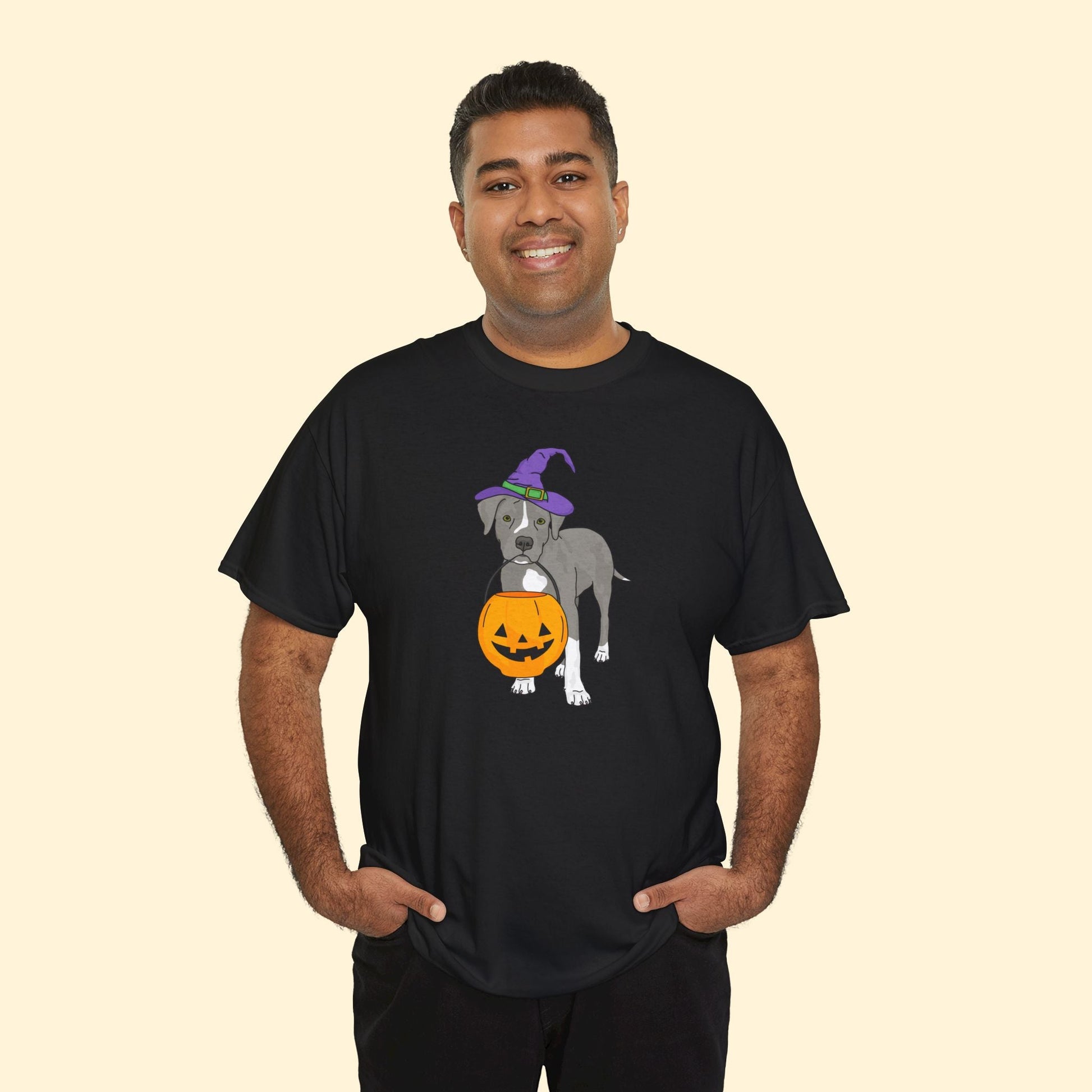 Witchy Puppy | T-shirt - Detezi Designs - 18607854383697282098