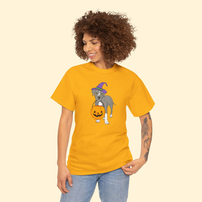 Witchy Puppy | T-shirt - Detezi Designs - 19159887046316050786