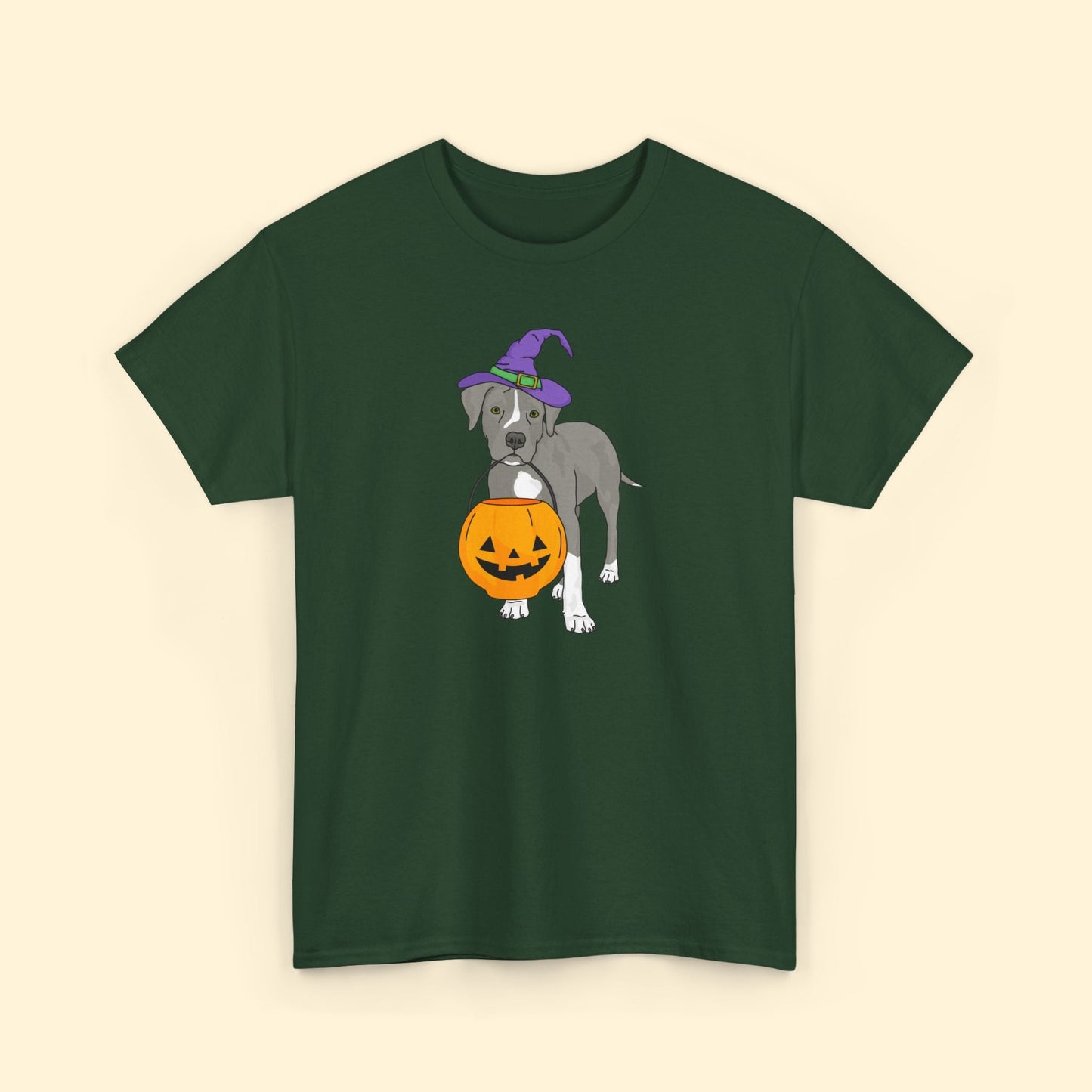 Witchy Puppy | T-shirt - Detezi Designs - 19252885242610010228