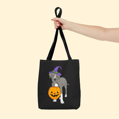 Witchy Puppy | Tote Bag - Detezi Designs - 19354949671578262228