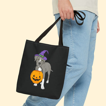 Witchy Puppy | Tote Bag - Detezi Designs - 19354949671578262228