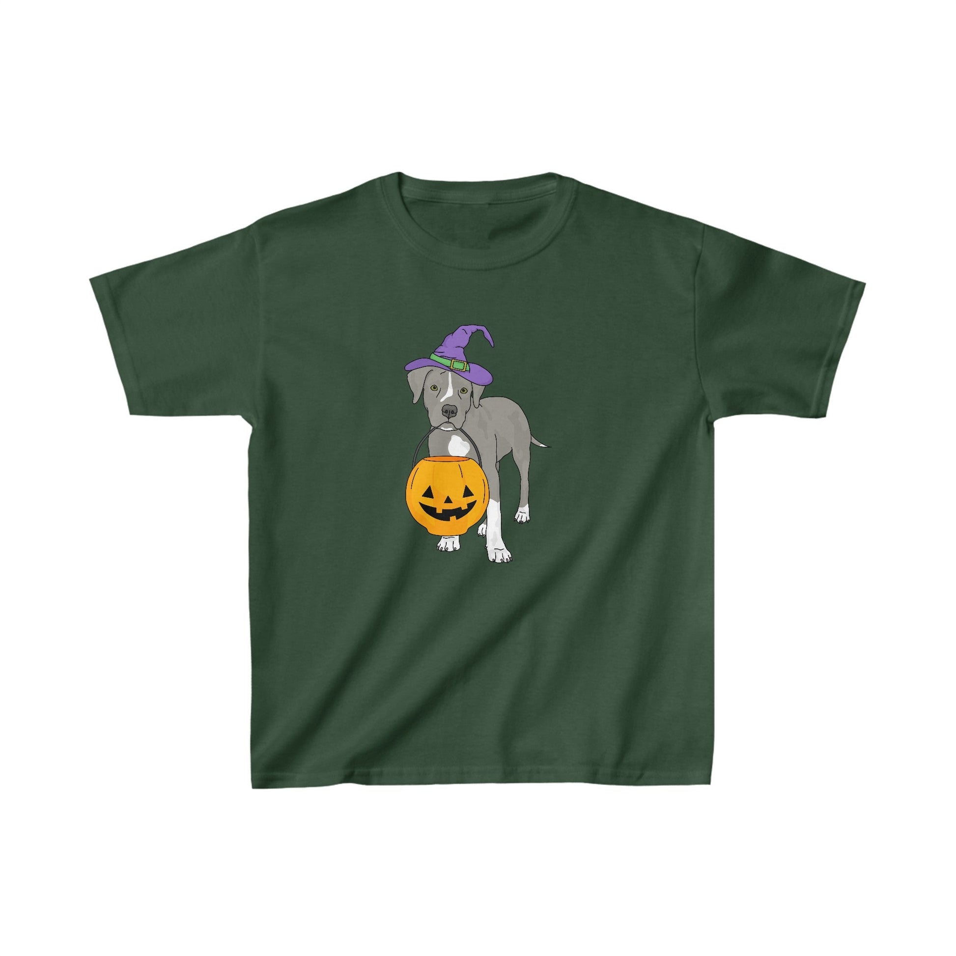 Witchy Puppy | **YOUTH SIZE** Tee - Detezi Designs - 33319112736045533632