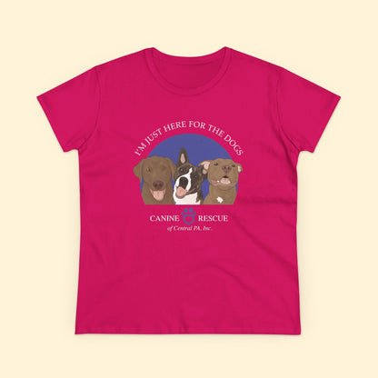 Women's Crewneck Tee | FUNDRAISER | Canine Rescue of Central PA - Detezi Designs - 13328398211554859273