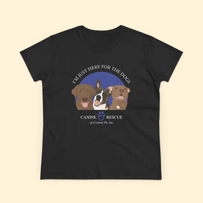 Women's Crewneck Tee | FUNDRAISER | Canine Rescue of Central PA - Detezi Designs - 52549299831448466882