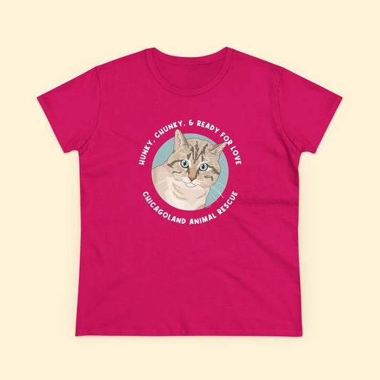 Women's Midweight Cotton Tee | FUNDRAISER | Chicagoland Animal Rescue - Detezi Designs - 12975747401064542517
