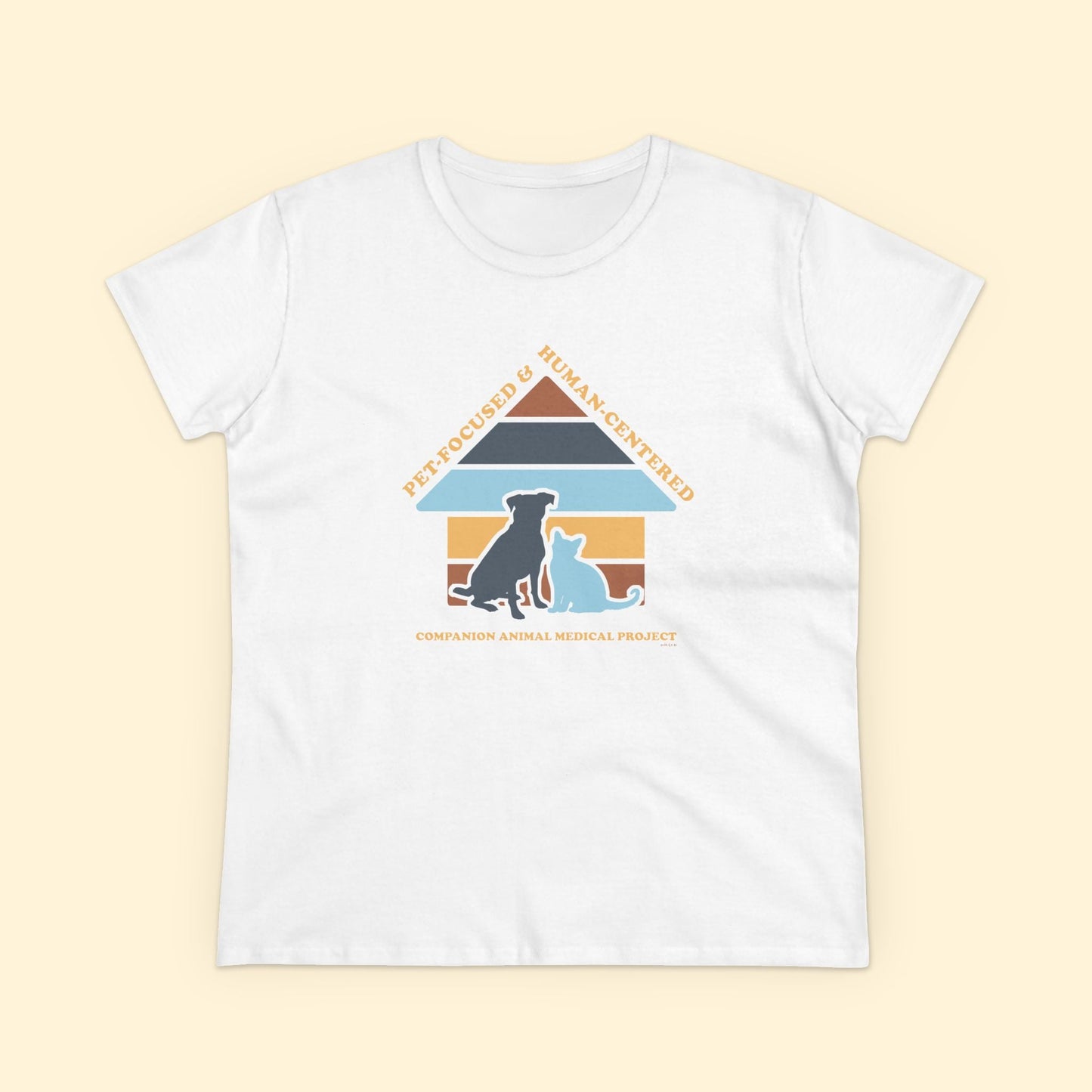 Women's Midweight Cotton Tee | FUNDRAISER | Companion Animal Medical Project - Detezi Designs - 12592954970525805574