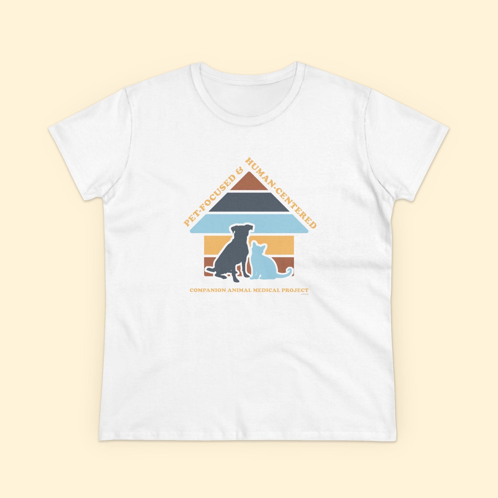 Women's Midweight Cotton Tee | FUNDRAISER | Companion Animal Medical Project - Detezi Designs - 12592954970525805574