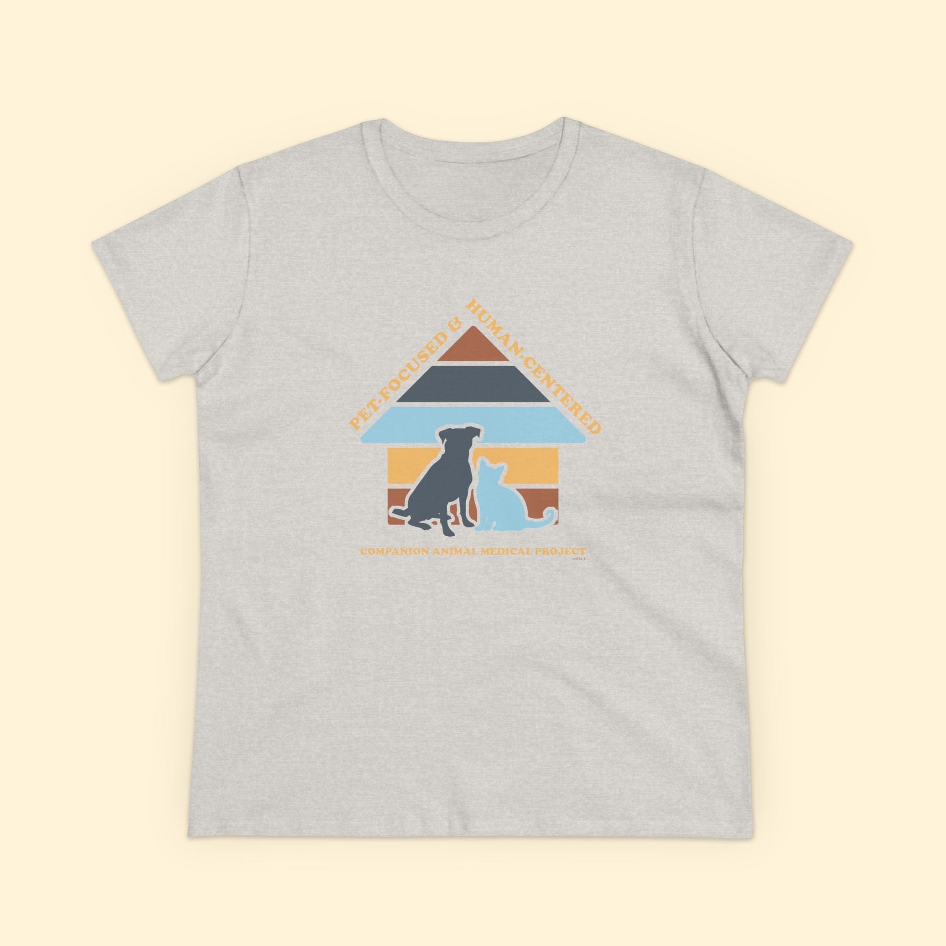 Women's Midweight Cotton Tee | FUNDRAISER | Companion Animal Medical Project - Detezi Designs - 12592954970525805574