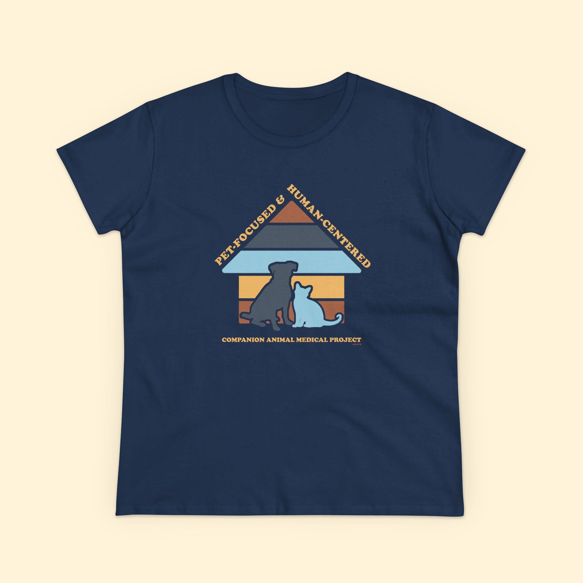 Women's Midweight Cotton Tee | FUNDRAISER | Companion Animal Medical Project - Detezi Designs - 15567295717581065857