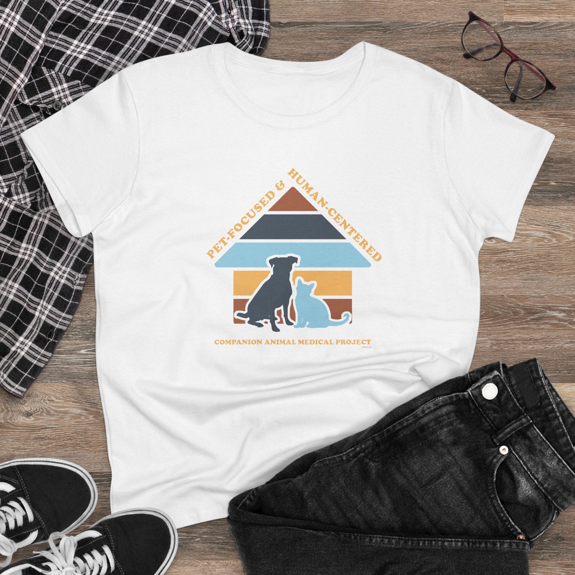 Women's Midweight Cotton Tee | FUNDRAISER | Companion Animal Medical Project - Detezi Designs - 32998740889707422505