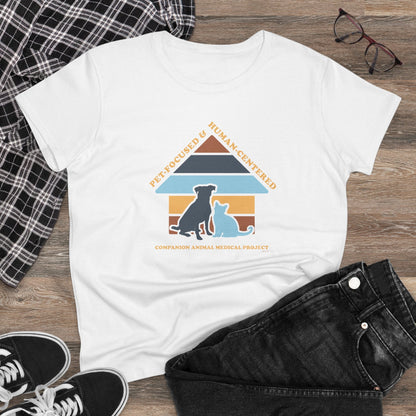 Women's Midweight Cotton Tee | FUNDRAISER | Companion Animal Medical Project - Detezi Designs - 32998740889707422505