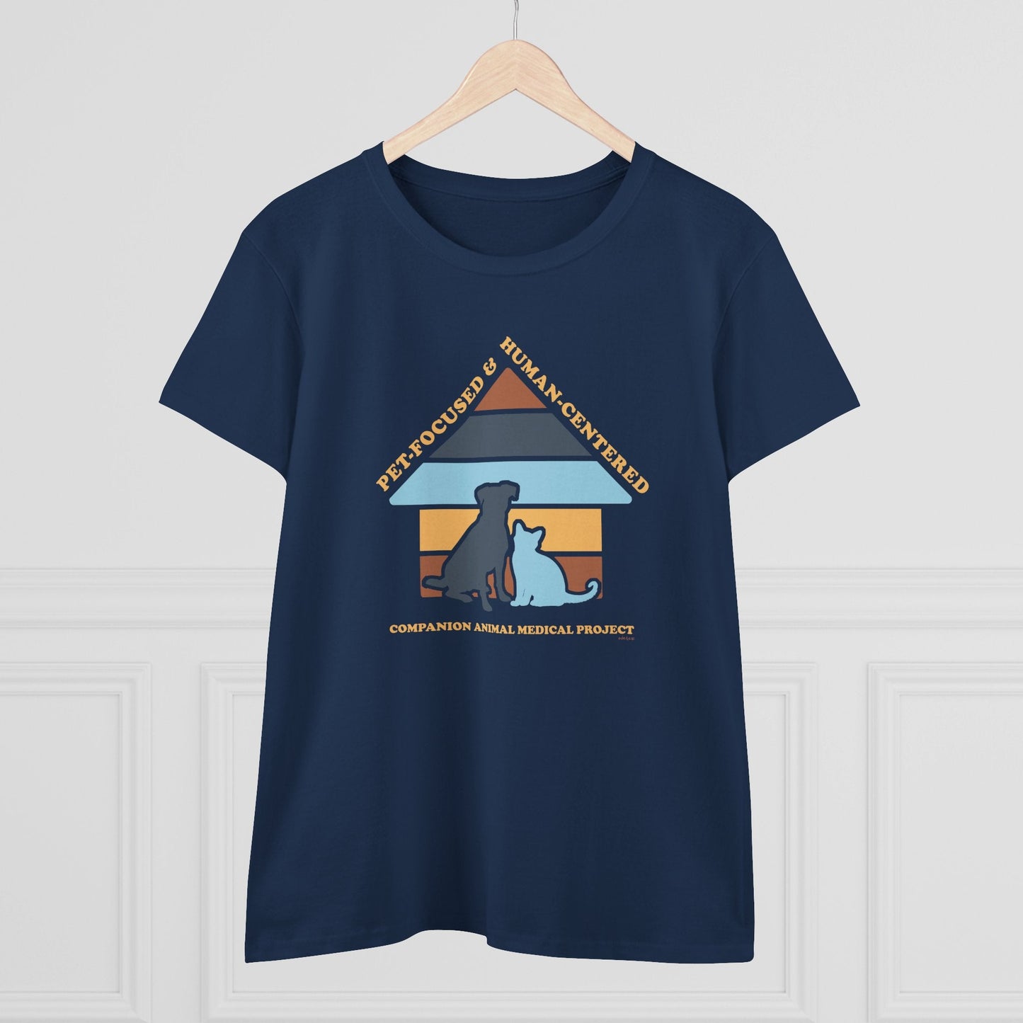 Women's Midweight Cotton Tee | FUNDRAISER | Companion Animal Medical Project - Detezi Designs - 32998740889707422505