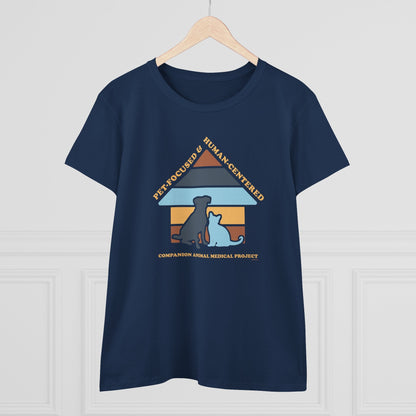 Women's Midweight Cotton Tee | FUNDRAISER | Companion Animal Medical Project - Detezi Designs - 32998740889707422505