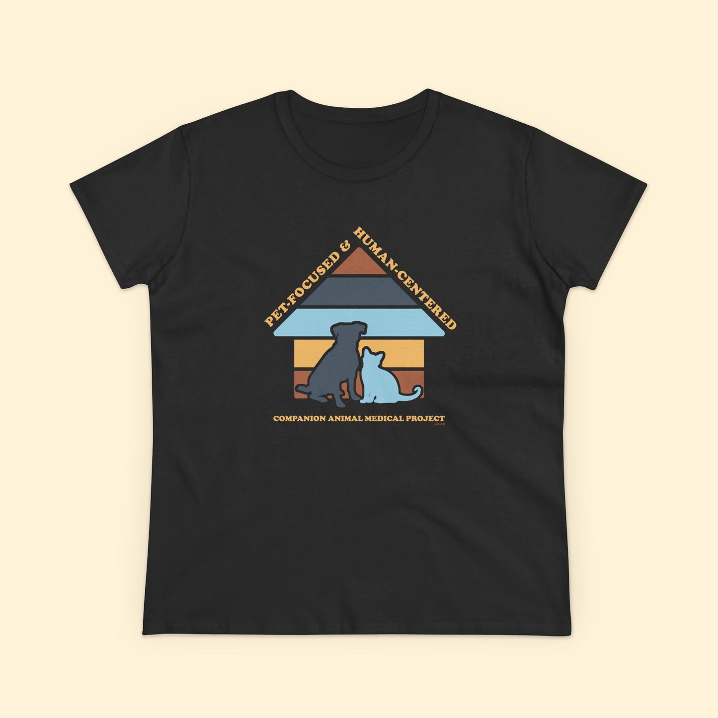 Women's Midweight Cotton Tee | FUNDRAISER | Companion Animal Medical Project - Detezi Designs - 32998740889707422505